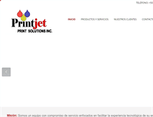 Tablet Screenshot of printjetpanama.com